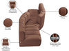 Arc Faux Leather 4pc. Sectional Cognac - 101Cognac-S4A - Vega Furniture