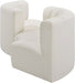 Arc Faux Leather 4pc. Sectional Cream - 101Cream-S4F - Vega Furniture