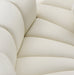 Arc Faux Leather 5pc. Sectional Cream - 101Cream-S5A - Vega Furniture