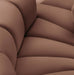 Arc Faux Leather Fabric 8pc. Sectional Cognac - 101Cognac-S8B - Vega Furniture