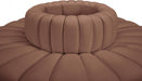 Arc Faux Leather Fabric 8pc. Sectional Cognac - 101Cognac-S8D - Vega Furniture