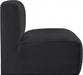 Arc Faux Leather Modular Chair Black - 101Black-ST - Vega Furniture