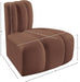 Arc Faux Leather Modular Chair Cognac - 101Cognac-RC - Vega Furniture