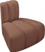 Arc Faux Leather Modular Chair Cognac - 101Cognac-RC - Vega Furniture