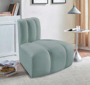 Arc Faux Leather Modular Chair Mint - 101Mint-RC - Vega Furniture