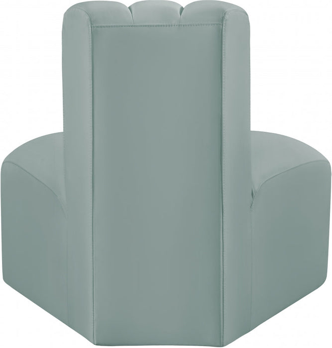 Arc Faux Leather Modular Chair Mint - 101Mint-RC - Vega Furniture