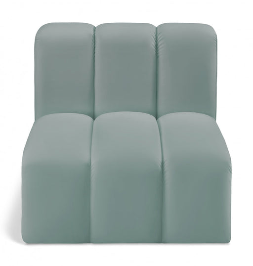 Arc Faux Leather Modular Chair Mint - 101Mint-ST - Vega Furniture
