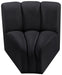 Arc Velvet Modular Chair Black - 103Black-CC - Vega Furniture