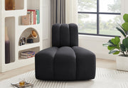 Arc Velvet Modular Chair Black - 103Black-RC - Vega Furniture