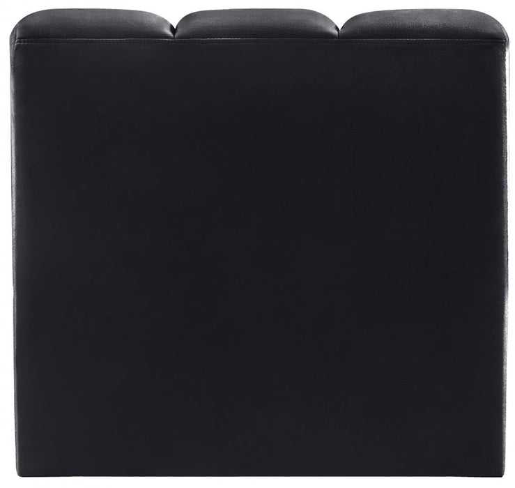 Arc Velvet Modular Chair Black - 103Black-ST - Vega Furniture