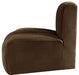 Arc Velvet Modular Chair Brown - 103Brown-RC - Vega Furniture