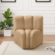 Arc Velvet Modular Chair Camel - 103Camel-CC - Vega Furniture