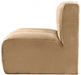 Arc Velvet Modular Chair Camel - 103Camel-ST - Vega Furniture