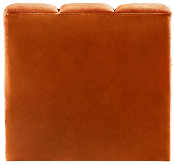 Arc Velvet Modular Chair Cognac - 103Cognac-ST - Vega Furniture