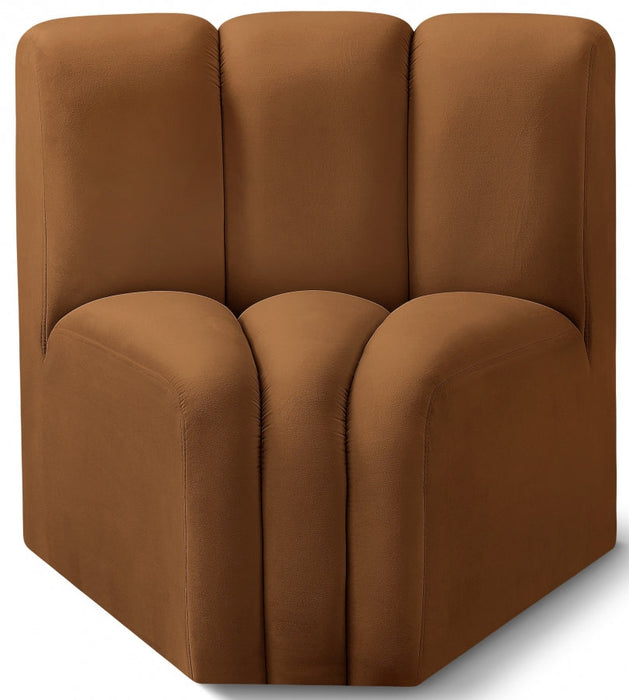 Arc Velvet Modular Chair Saddle - 103Saddle-CC - Vega Furniture