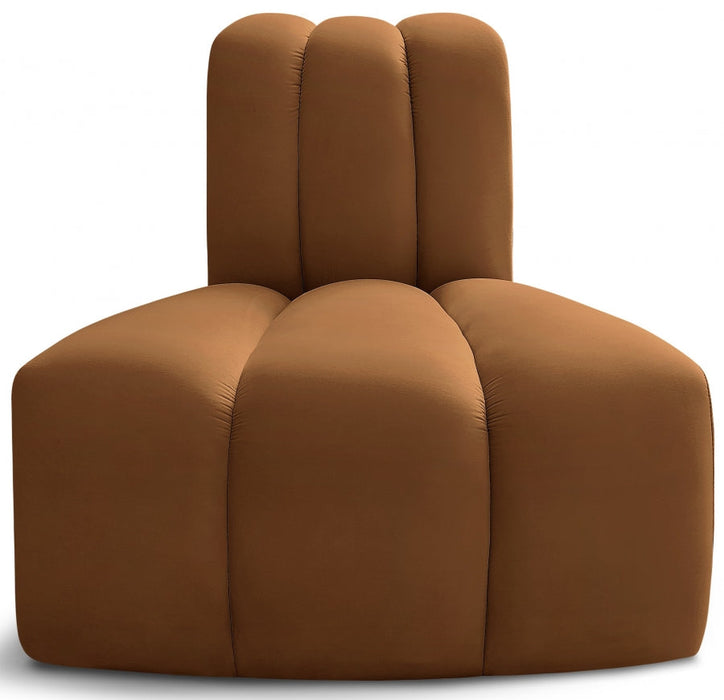 Arc Velvet Modular Chair Saddle - 103Saddle-RC - Vega Furniture