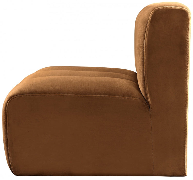 Arc Velvet Modular Chair Saddle - 103Saddle-ST - Vega Furniture