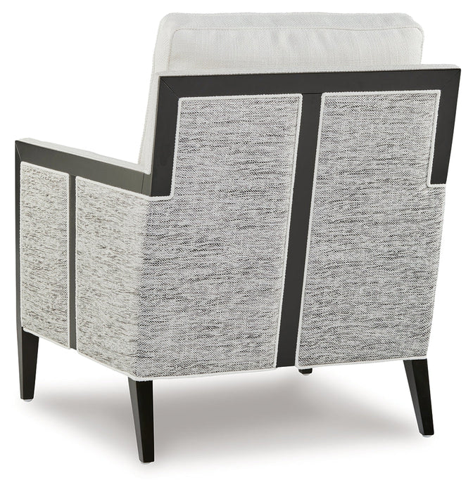 Ardenworth Black/Ivory Accent Chair - A3000647 - Vega Furniture