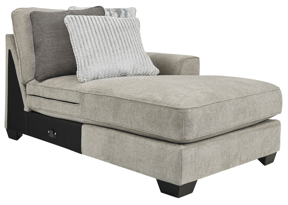 Ardsley Pewter 2-Piece RAF Sofa Chaise - SET | 3950417 | 3950455 - Vega Furniture