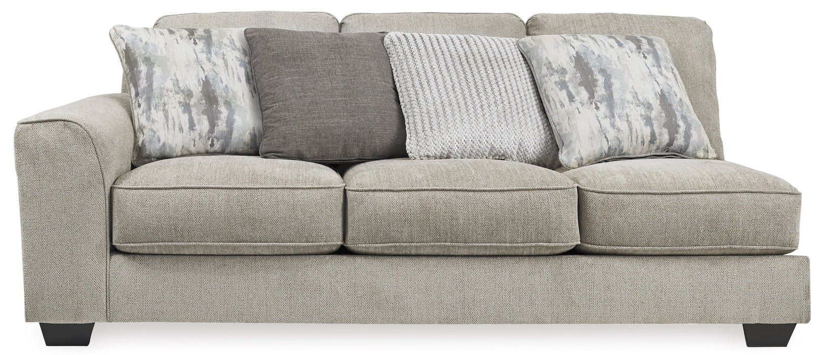 Ardsley Pewter 3-Piece Large Sectional - SET | 3950466 | 3950467 | 3950477 - Vega Furniture