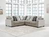 Ardsley Pewter Sectional - SET | 3950455 | 3950456 | 3950477 - Vega Furniture