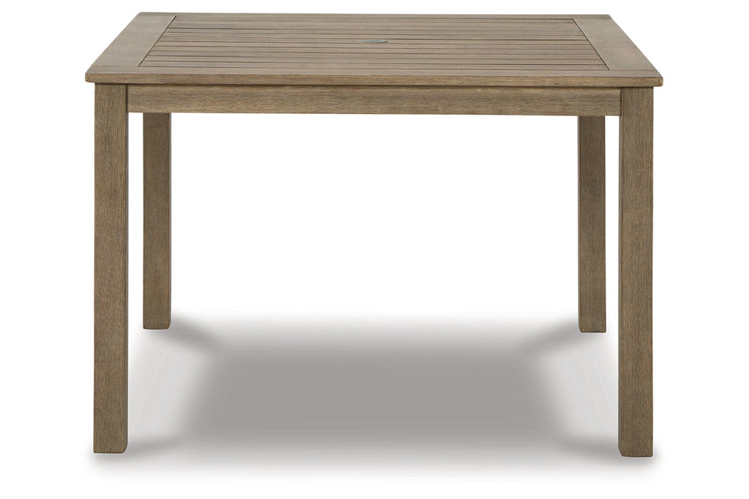 Aria Plains Brown Outdoor Dining Table - P359-615 - Vega Furniture
