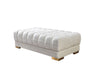 Ariana Ivory Velvet Double Chaise Sectional - ARIANAIVORY-SEC - Vega Furniture