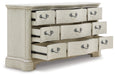 Arlendyne Antique White Dresser - B980-31 - Vega Furniture