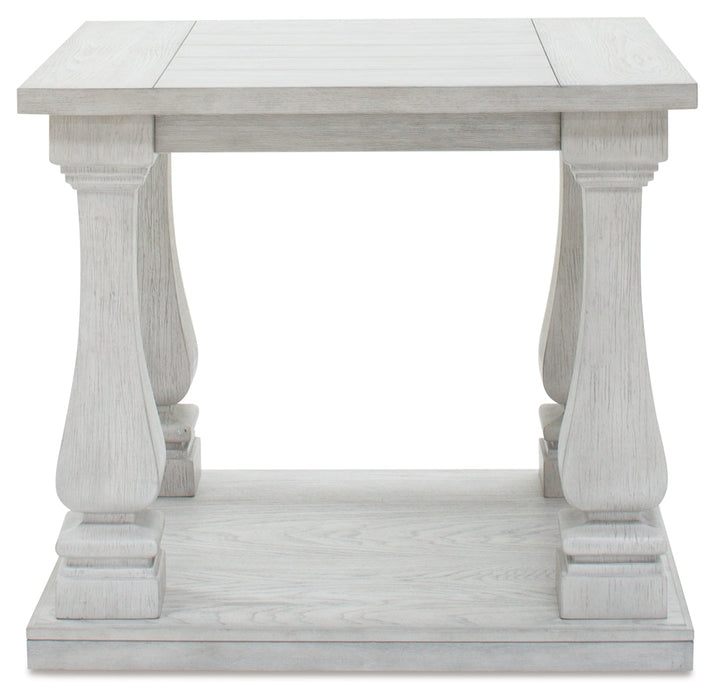 Arlendyne Antique White End Table - T747-3 - Vega Furniture