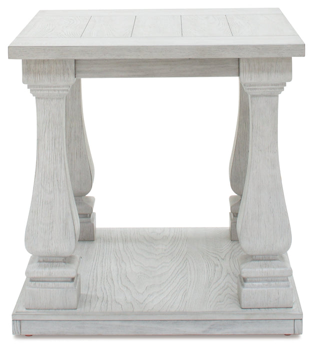 Arlendyne Antique White End Table - T747-3 - Vega Furniture