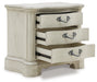 ARLENDYNE Antique White Nightstand - B980-93 - Vega Furniture