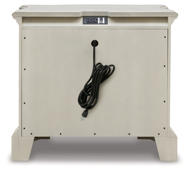 ARLENDYNE Antique White Nightstand - B980-93 - Vega Furniture