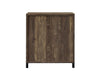 Arlington Rustic Oak Bar Cabinet with Sliding Door - 182852 - Vega Furniture