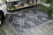 Arloman Black/Cream/Gray 5' x 7' Rug - R405932 - Vega Furniture