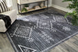 Arloman Black/Cream/Gray 7'5" x 9'6" Rug - R405931 - Vega Furniture