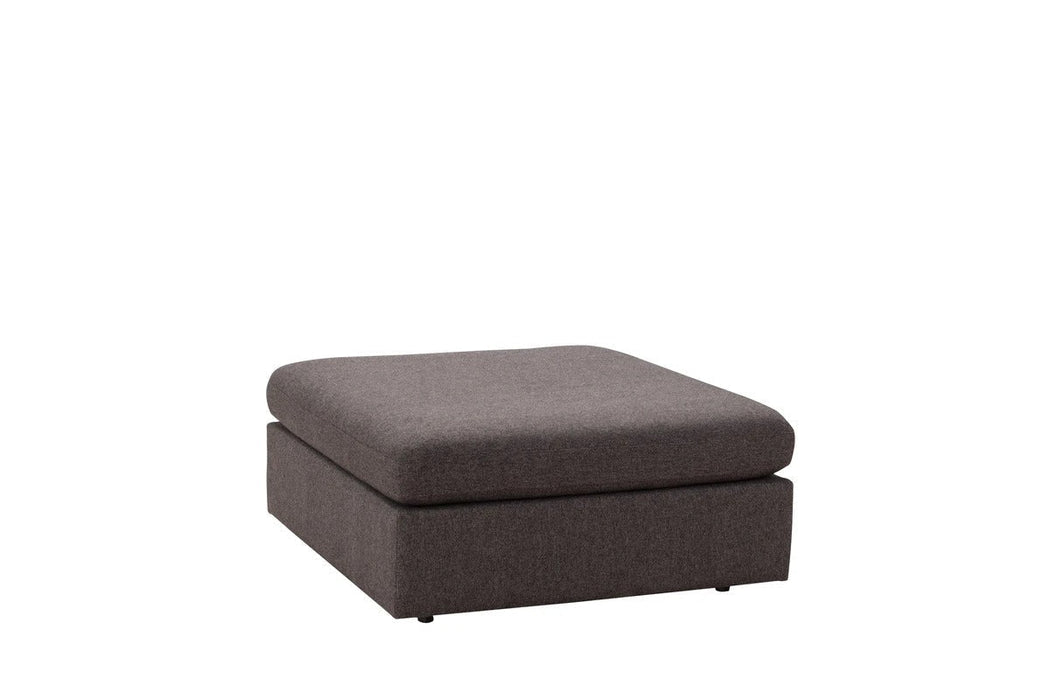 Arny Smoke Ottoman - ARNYSMOKE-OTT - Vega Furniture