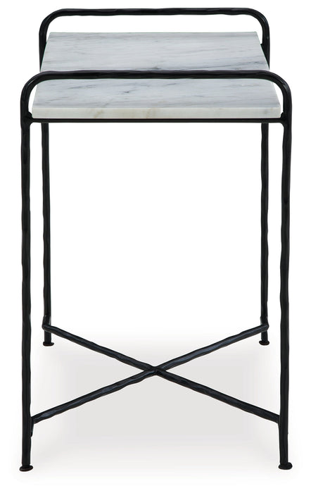 Ashber White/Black Accent Table - A4000609 - Vega Furniture