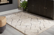 Ashbertly Gray/Cream Large Rug - R406001 - Vega Furniture