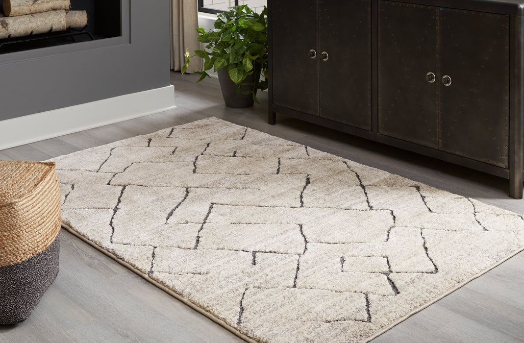 Ashbertly Gray/Cream Medium Rug - R406002 - Vega Furniture