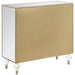 Astilbe Mirror/Champagne 2-Door Accent Cabinet - 951851 - Vega Furniture