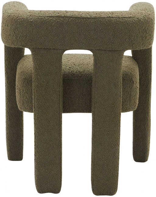 Athena Boucle Fabric Accent | Dining Chair Olive - 864Olive-C - Vega Furniture