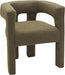 Athena Boucle Fabric Accent | Dining Chair Olive - 864Olive-C - Vega Furniture