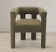 Athena Boucle Fabric Accent | Dining Chair Olive - 864Olive-C - Vega Furniture