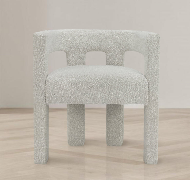Athena Cream Boucle Fabric Accent | Dining Chair - 864Cream-C - Vega Furniture