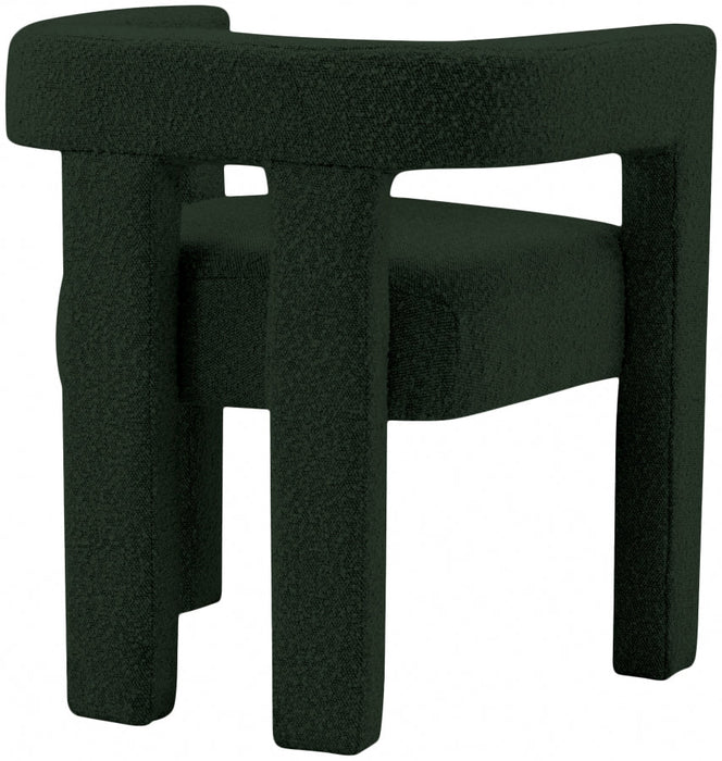 Athena Green Boucle Fabric Accent | Dining Chair - 864Green-C - Vega Furniture