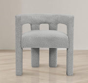 Athena Grey Boucle Fabric Accent | Dining Chair - 864Grey-C - Vega Furniture