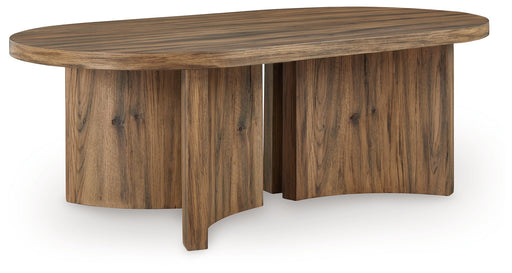 Austanny Warm Brown Coffee Table - T683-0 - Vega Furniture