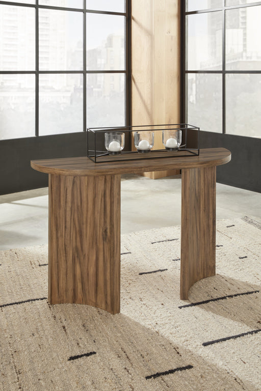 Austanny Warm Brown Sofa Table - T683-4 - Vega Furniture