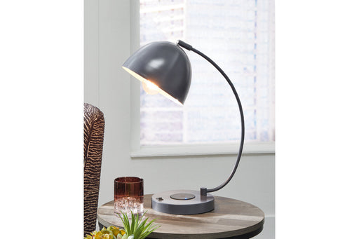 Austbeck Gray Desk Lamp - L206032 - Vega Furniture
