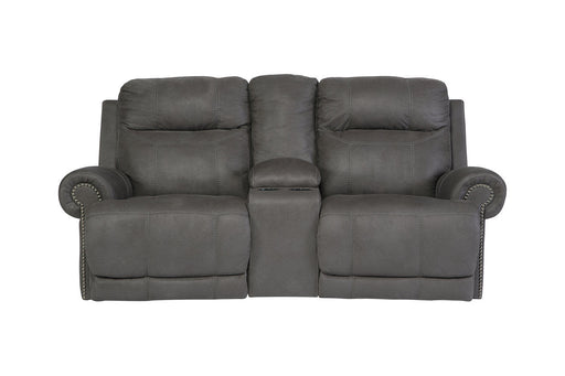 Austere Gray Reclining Loveseat with Console - 3840194 - Vega Furniture